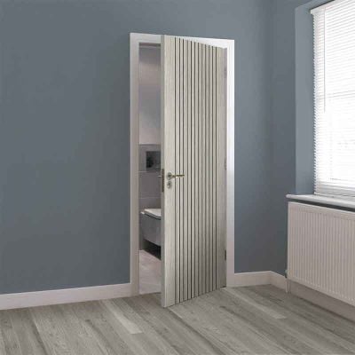 JB Kind Aria Grey Laminate Internal Door 1981x610x35mm - GARI20