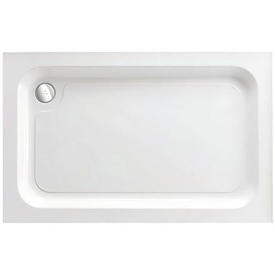Just Trays Ultracast Rectangular Shower Tray 1000x700mm - White - A1070100