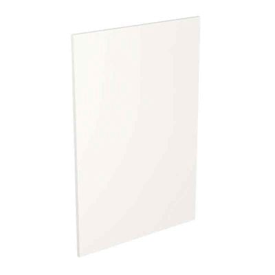 Kitchen Kit Shaker 600mm Base Cabinet End Panel Only - Ultra Matt - White - Flatpacked - FKKH0528