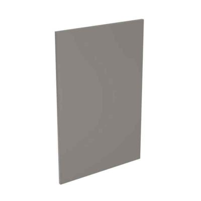 Kitchen Kit Shaker 600mm Base Cabinet End Panel Only - Ultra Matt - Dust Grey - Flatpacked - FKKH0828