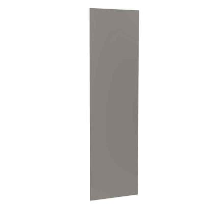 Kitchen Kit J-Pull 2150mm Larder Cabinet End Panel Only - Super Gloss - Dust Grey -  FKKJ0330