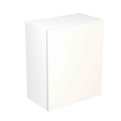 Kitchen Kit Value Slab 600mm Wall Cabinet - Standard Matt - White - Flatpacked - FKKM1014