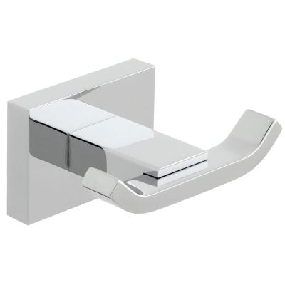 Vado Level Double Robe Hook Wall Mounted - Chrome - LEV-186-C/P