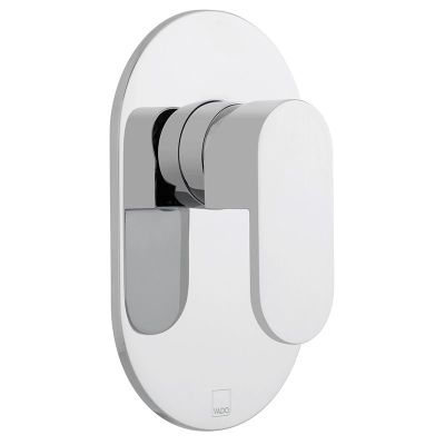Vado Life Concealed Manual Shower Valve Single Lever Wall Mounted - Chrome - LIF-145A-C/P