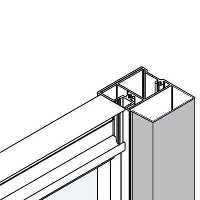 Merlyn MBOX Shower Enclosure Cover Strip (Pack of 2) - Standard 1900mm - MBWPKIT