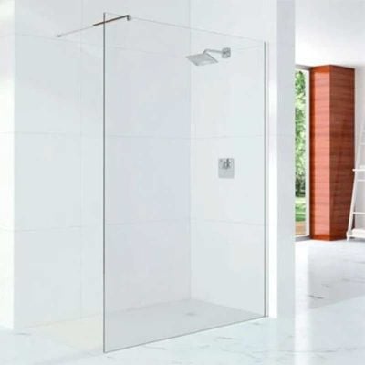 Merlyn 10 Series Shower Wall including Wall Profile & Stabilising Bar 500mm - S10SW500H