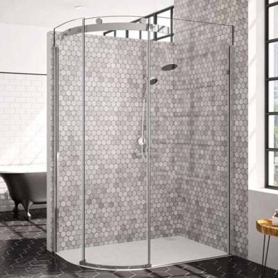 Merlyn 10 Series 1 Door Offset Quadrant Shower Enclosure Left Hand with Tray 1200 x 800mm - MS103243CL