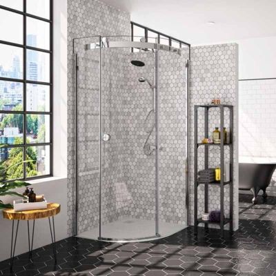 Merlyn 10 Series 1 Door Quadrant Shower Enclosure Left Hand with Tray 800mm - MS103211CL