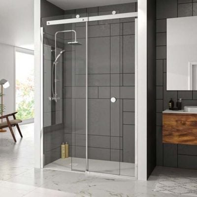 Merlyn 10 Series Sliding Shower Door Left Hand with Tray 1700mm - MS1081700CHL