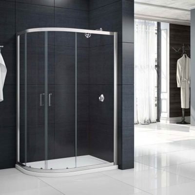 Merlyn MBOX 2 Door Offset Quadrant Shower Enclosure 900 x 760mm - MB2Q9076