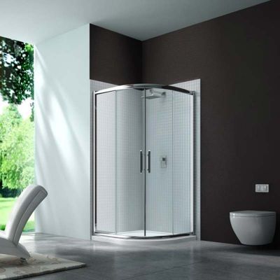 Merlyn 6 Series 2 Door Quadrant Shower Enclosure with Merlyn MStone Tray 800mm - MS63211