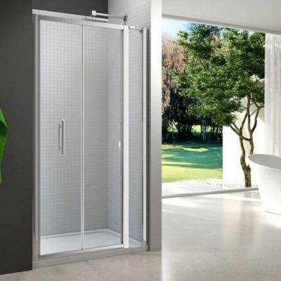 Merlyn 6 Series Bifold and Inline Panel - 1000mm Shower Door 1140-1215mm - M67231P2H
