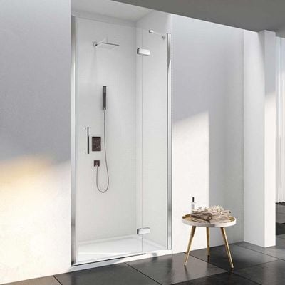 Merlyn 6 Series Frameless Hinge & In-line Recess Shower Door with Tray 1200mm - S6FB1200RECH - DISCONTINUED