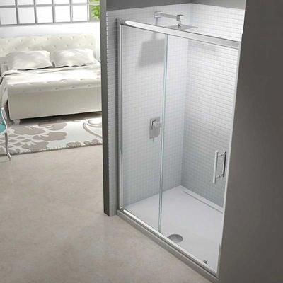Merlyn 6 Series Sliding Shower Door Including Merlyn MStone Tray 1000mm - MS68231
