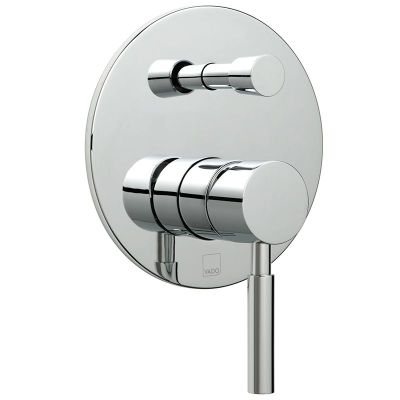 Vado Origins Concealed Single Lever Wall Mounted Manual Shower Valve With Diverter - Chrome - ORI-147A-C/P