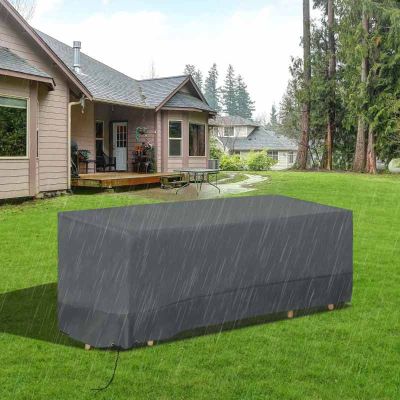 Outsunny Sofa Furniture Cover - 1900x720mm - Grey - 84B-517V01