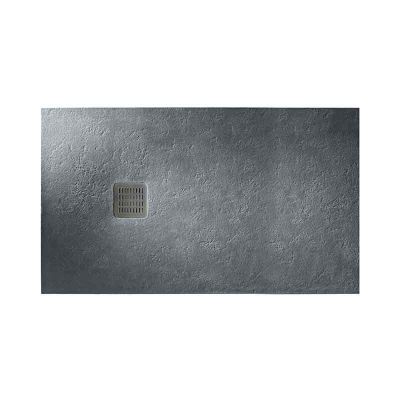 Roca Terran 1400 x 900 Superslim Stonex Shower Tray No Frame - Slate - P10157838401200