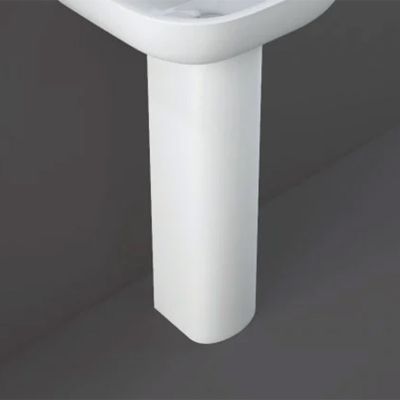 RAK Ceramics Tonique Small Pedestal For 45cm Basin - Alpine White - TQ0102AWHA
