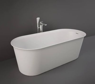 RAK Ceramics Valet Freestanding Bath 1700 x 750mm - Matt White - VALBT17075500