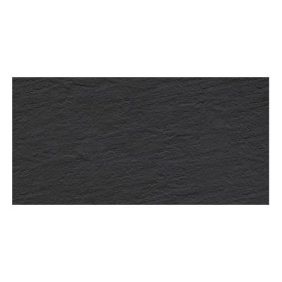 RAK Ceramics Lounge Rustic Tiles - 300mm x 600mm - Box of 6 - Black - RAKA09GLOUN057U2R