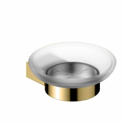 RAK Ceramics Petit Round Soap Dish Holder - Brushed Gold - RAKPER9905-1G