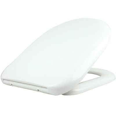 RAK Ceramics Compact Quick Release Wrap Over Soft Close Toilet Seat & Cover - White - RAKSEAT010