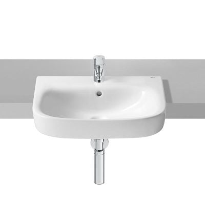 Roca Debba Semi-Recessed Basin - 1 Tap Hole - A32799S000