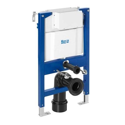 Roca In Wall Duplo Under Window Concealed Cistern with AG Valve & Structure For Wall-Hung WC -  Front View