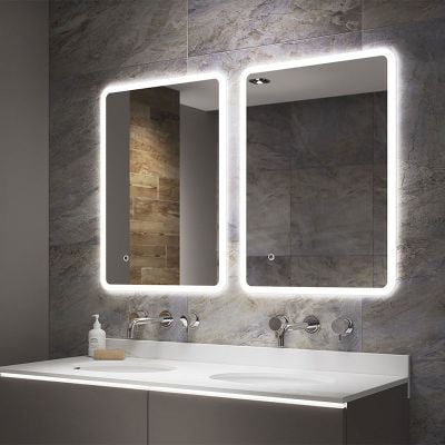 Sensio Libra Ultra Slim Colour Changeable LED Mirror 500x390x10mm - SE30795P0