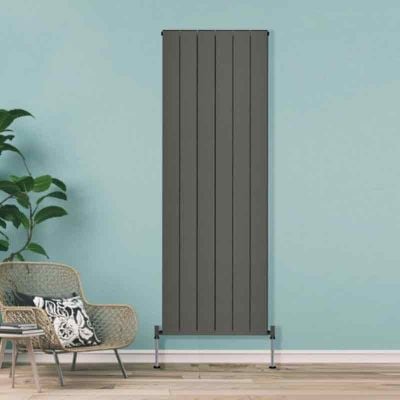 Towelrads Ascot 6 Section Single Radiator 1800x612mm - Anthracite - 510098