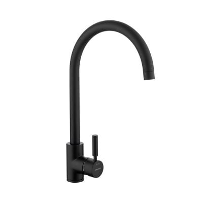 Rangemaster Aquatrend Single Lever Monobloc Kitchen Mixer Tap Black TRE1SLMB/