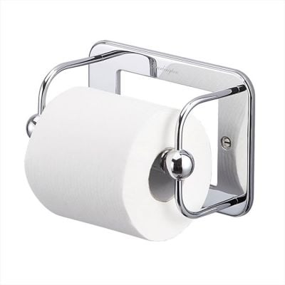 Burlington Closed Toilet Roll Holder - Chrome - A5CHR
