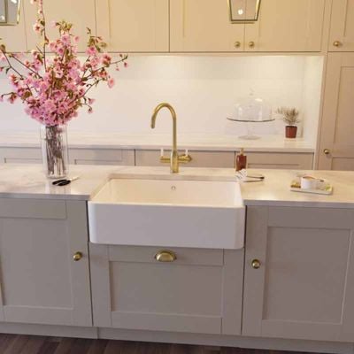 Abode Provincial Single Bowl Ceramic Sink - AW1020