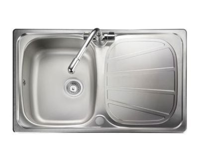 Rangemaster Baltimore Compact 1 Bowl Stainless Steel Kitchen Sink - BL8001/