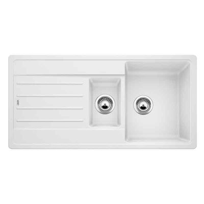 Blanco LEGRA 6 S 1.5 Bowl Inset Silgranit Reversible Kitchen Sink - White - 522209 - DISCONTINUED