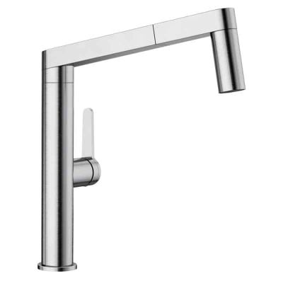 Blanco PANERA-S Pull-Out Handset Stainless Steel Kitchen Tap - Brushed Finish - BM3142SS