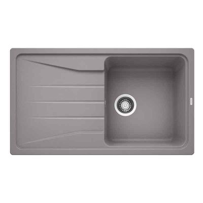 Blanco SONA 5 S 1 Bowl Inset Silgranit Reversible Kitchen Sink - Alumetallic - 519673 - DISCONTINUED