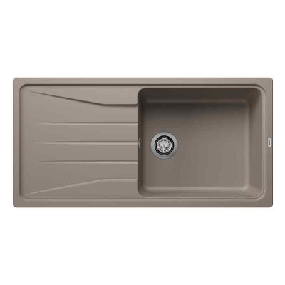 Blanco SONA XL 6 S 1 Bowl Inset Silgranit Reversible Kitchen Sink - Tartufo - 519696