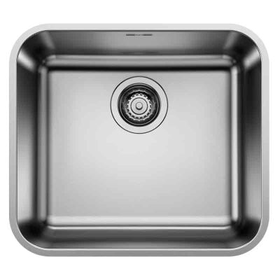 Blanco SUPRA 450-U 1 Bowl Undermount Stainless Steel Kitchen Sink - Brushed Finish - 452614