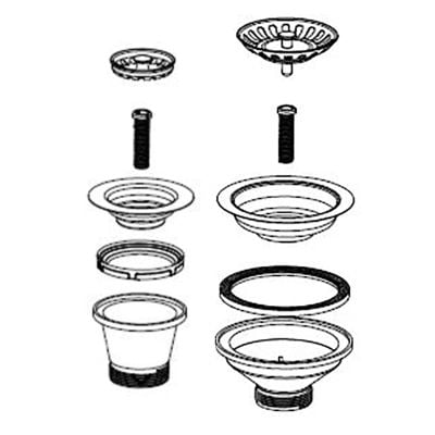 Blanco Basket Strainer Waste - Chrome - 452635