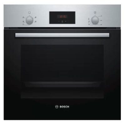 Bosch Series 2 HHF113BR0B Built-In Single Electric Oven - Brushed Steel