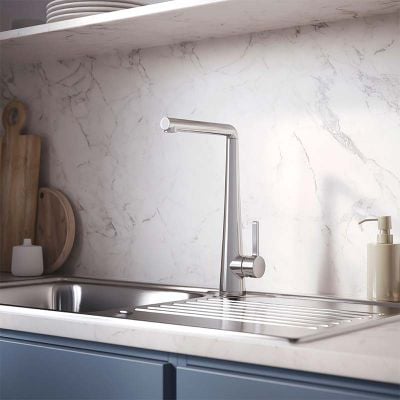 Bristan Pine Easyfit Monobloc Kitchen Mixer Tap - Chrome - PNE EFSNK C