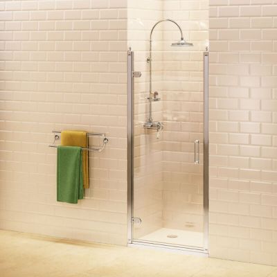Burlington Hinged 900mm Glass Shower Door - C21