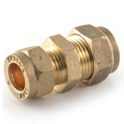 Compression Fitting Straight Reducing Coupling 28mm x 22mm
