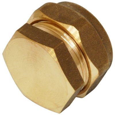 Compression Fitting Stop End Cap 15mm
