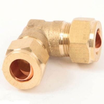 Compression Fitting Equal Elbow 35mm