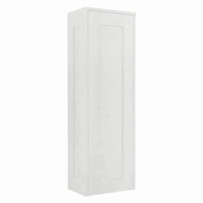 Calypso Chelworth Tall Bathroom Cabinet - Contour White Aspen - 4602