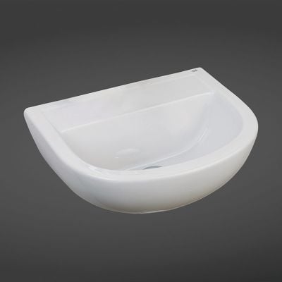 RAK Ceramics Compact 50cm Basin - No Tap Hole - Alpine White - CO0605AWHA