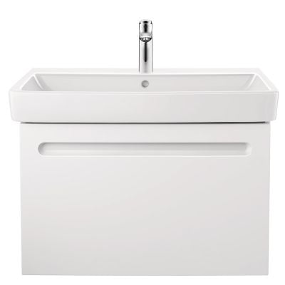Duravit No.1 426mm Wall Hung Vanity Unit - White Matt - N14283018180000