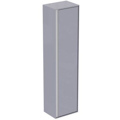 Ideal Standard Connect Air 400mm Tall Column Unit 1 Door - Gloss Grey/Matt White - E0832EQ